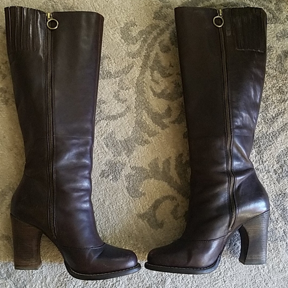 BCBG Brown Leather Boots - Picture 7 of 7